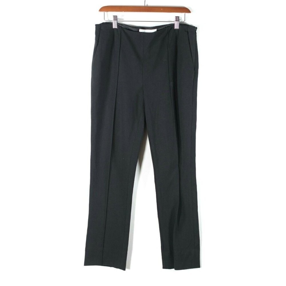 Diane von Furstenberg DVF Womens Size 8 Medium Black Pants Stretchy Trousers
